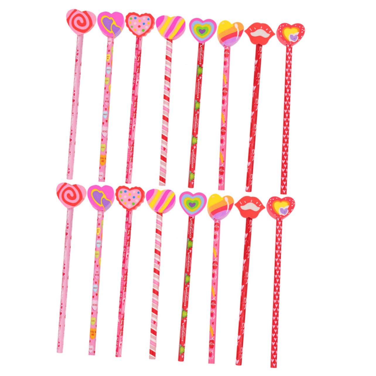 VILLCASE Lot De 4 Crayons À Papier Pour Lécole Gommes Et Crayons De Couleurs Assorties Pour Garçons Et Filles 18 Pièces X 4