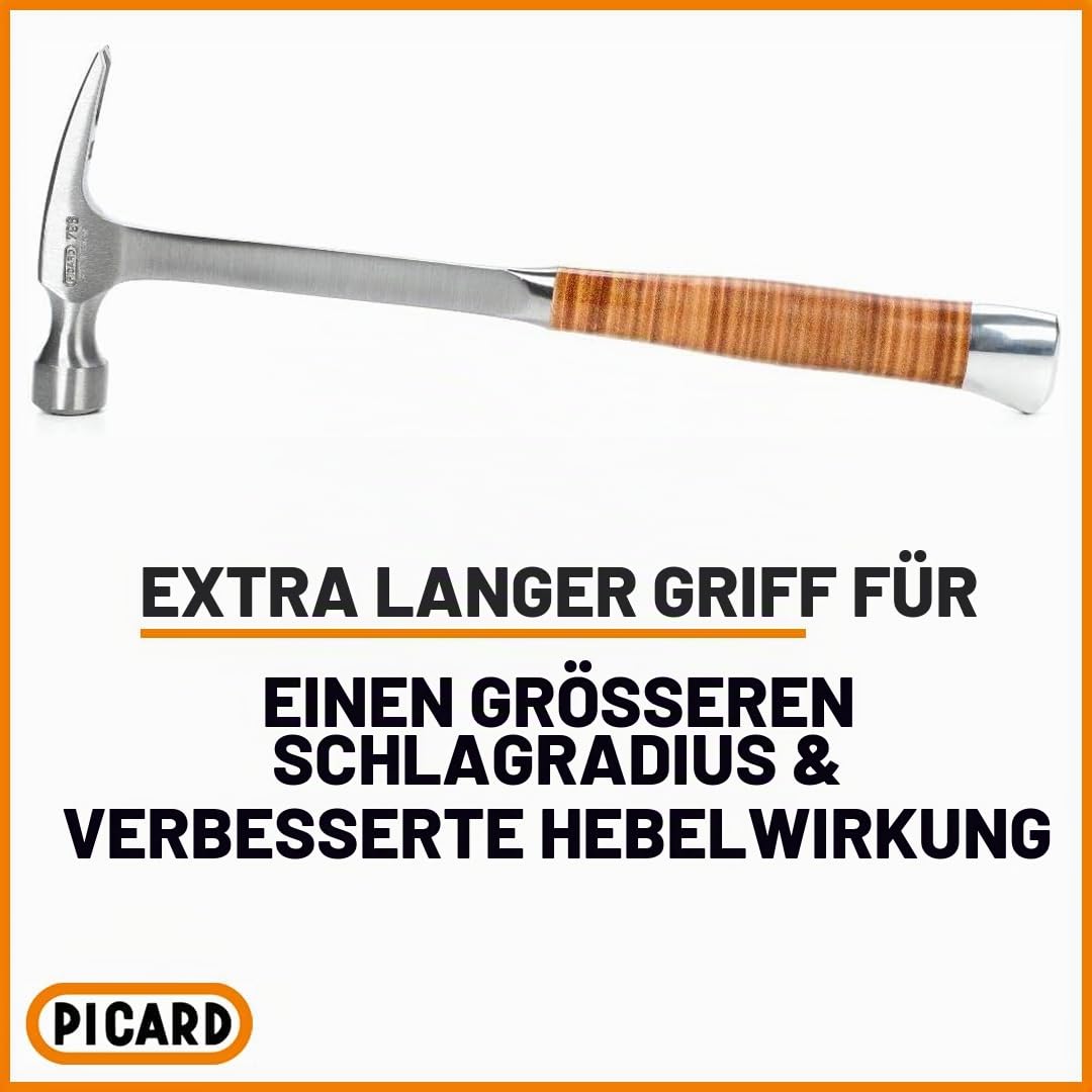 PICARD 0079610-22 Framing-Hammer (mit Ledergriff)