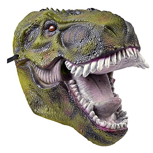 Bristol Novelty BM506 - Máscara de dinosaurio en PVC, para adulto...