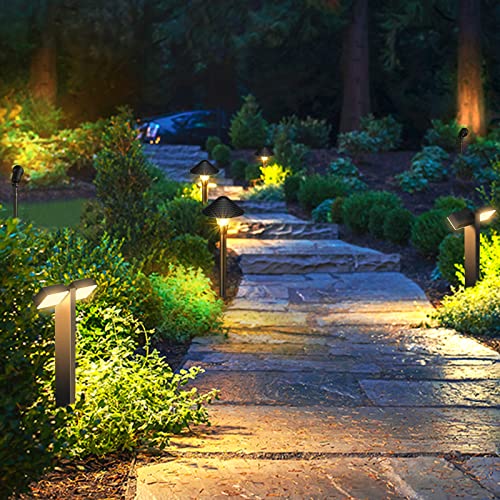 Xmcosy+ Led Low Voltage Landscape Spotlights, 300Lm Outdoor Landscape Lighting With App Control, Adjustable Warm White&Rgb, Works With Alexa, 12V 6W Aluminum Pathway Lights For Garden Yard(2Pack) #TOP4