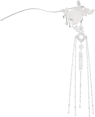 Amazon Co Jp Frcolor かんざし 簪 髪飾り 一本簪 和装 漢服 古風 成人式 着物 レディース まとめ髪 ヘアアクセサリー 1本入 シルバー ファッション