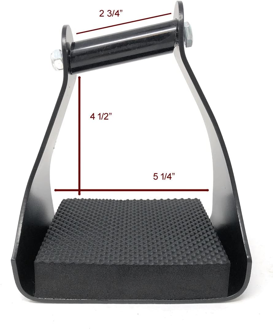 AJ Tack Angled Aluminum Trail Stirrups