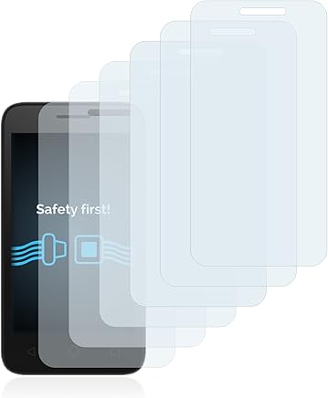 Savvies Protector de Pantalla para Alcatel Pixi 3 (4.0) 4G [6 Unidades] - Transparente
