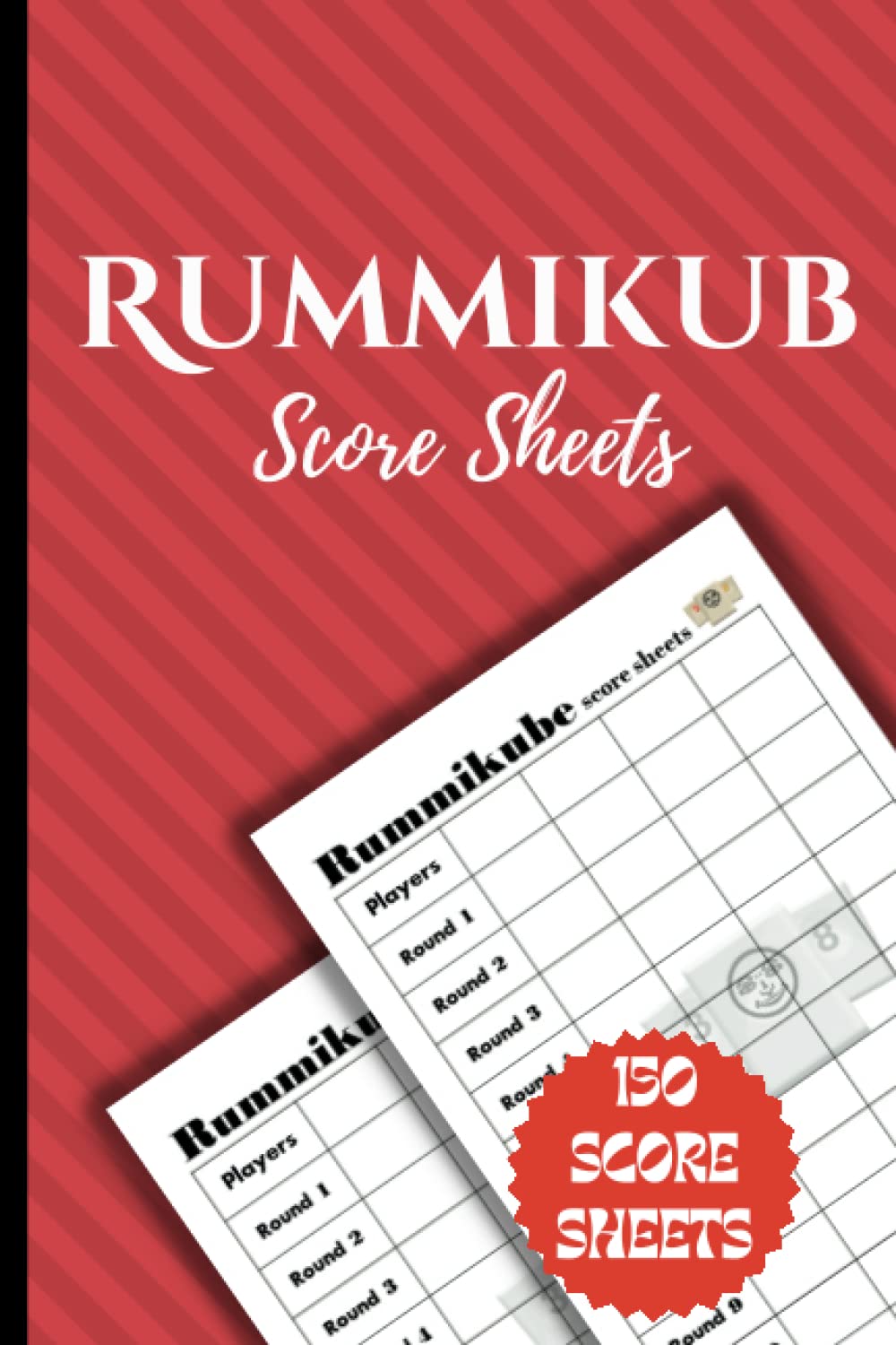 Rummikub Score Sheets 150 Sheets for Scorekeeping, Rummikub score Pads