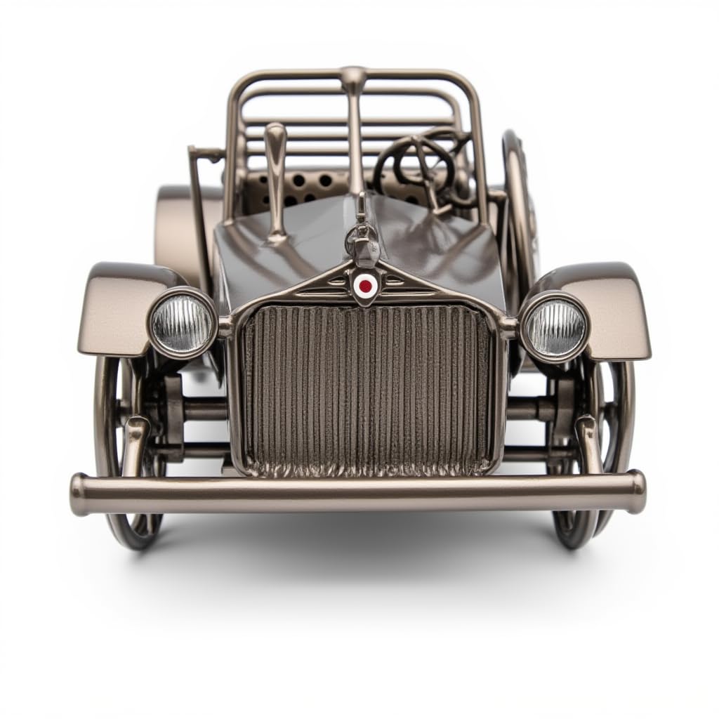 Metal Antique Vintage Car Model Vehicle Bronze Toys for Birthday Gift and Classic Home Decoration-image-19