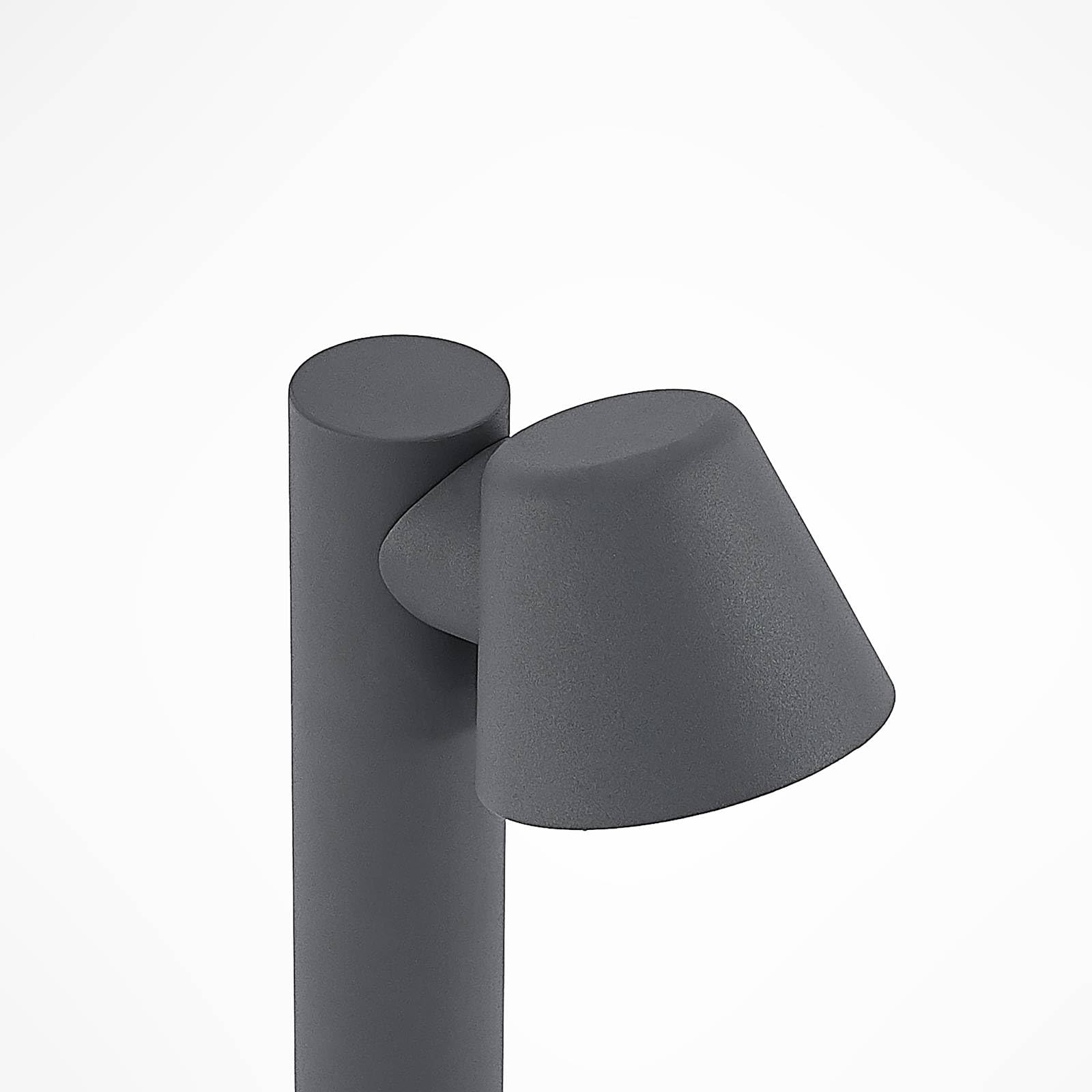 Lindby Lampada da esterni dimmerabile (Moderno) colore Nero, in Metallo lampioncino paletto luminoso lampada viale lampione