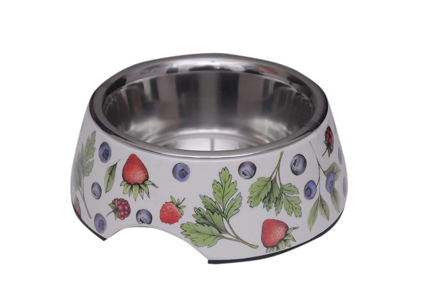 Smarty Pet Fruit Printed Stainless Steel Fancy Feeding Bowl for Dog and Cats in Round Melamine with Non-Skid Rubber Bottom, LARGE-1500ML (B08KZT7S56) Amazon Price History, Amazon Price Tracker