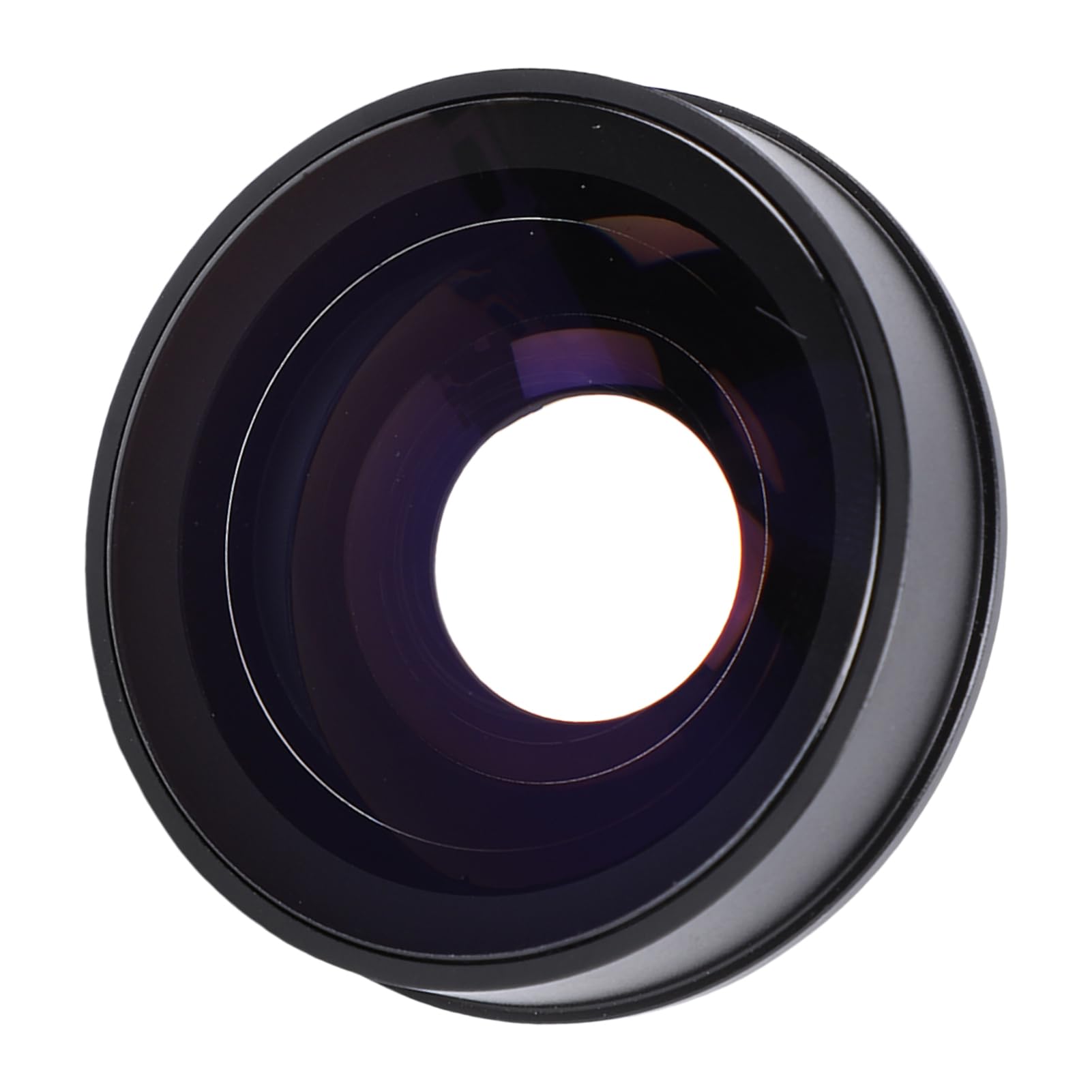 Yctze Obiektyw Typu Rybie Oko 0,2X HD do Aparatów 37 Mm, Szerokokątny Obiektyw Typu Rybie Oko z Korpusem ze Stopu Aluminium i Elementami ze Szkła Optycznego, Obiektyw z Efektem
