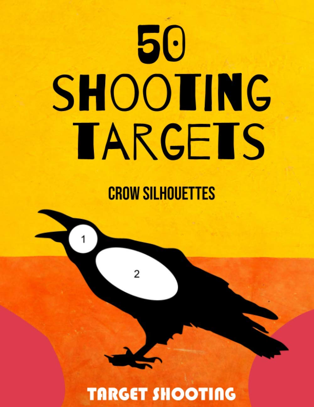 50 Shooting Targets - Crow Silhouettes - 8.5" x 11": Tear-Off Targets