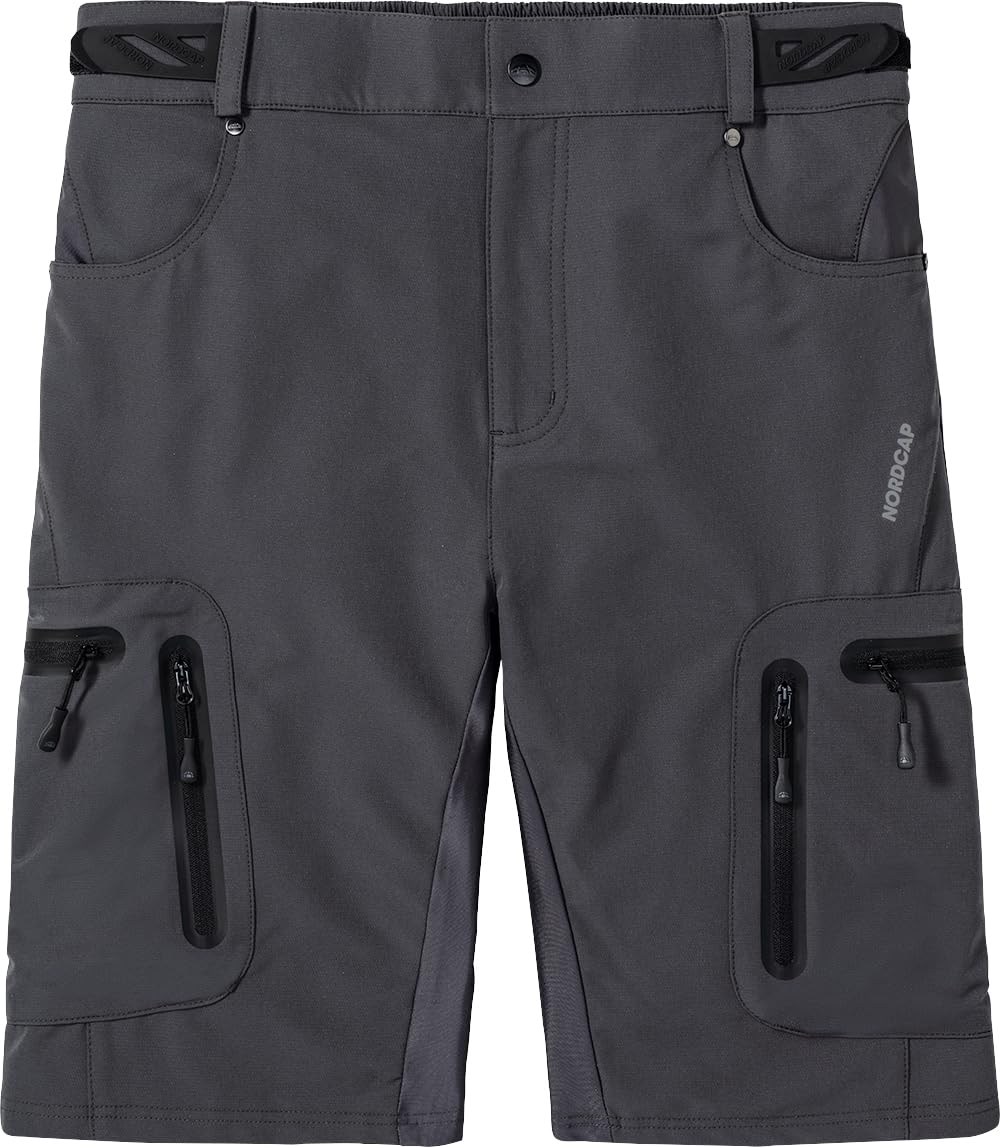 NORDCAP Kurze Hosen Herren, Sporthose Herren Kurz mit 7 Taschen, Bermuda Shorts – schnelltrocknend, elastisch und multifunktionell, Gr. M – 3XL