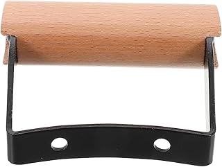 2-Pack Wooden Anti-Scald Pot Handle Side Ears Universal Replacement Kitchen Accessory for Wok and Cooking Pots