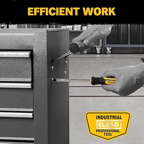 Miniatura 6 de Juego de 26 destornilladores magnéticos y puntas  Fuerte soporte magnético para puntas y puntas de destornillador, duradero y versátil, agarre