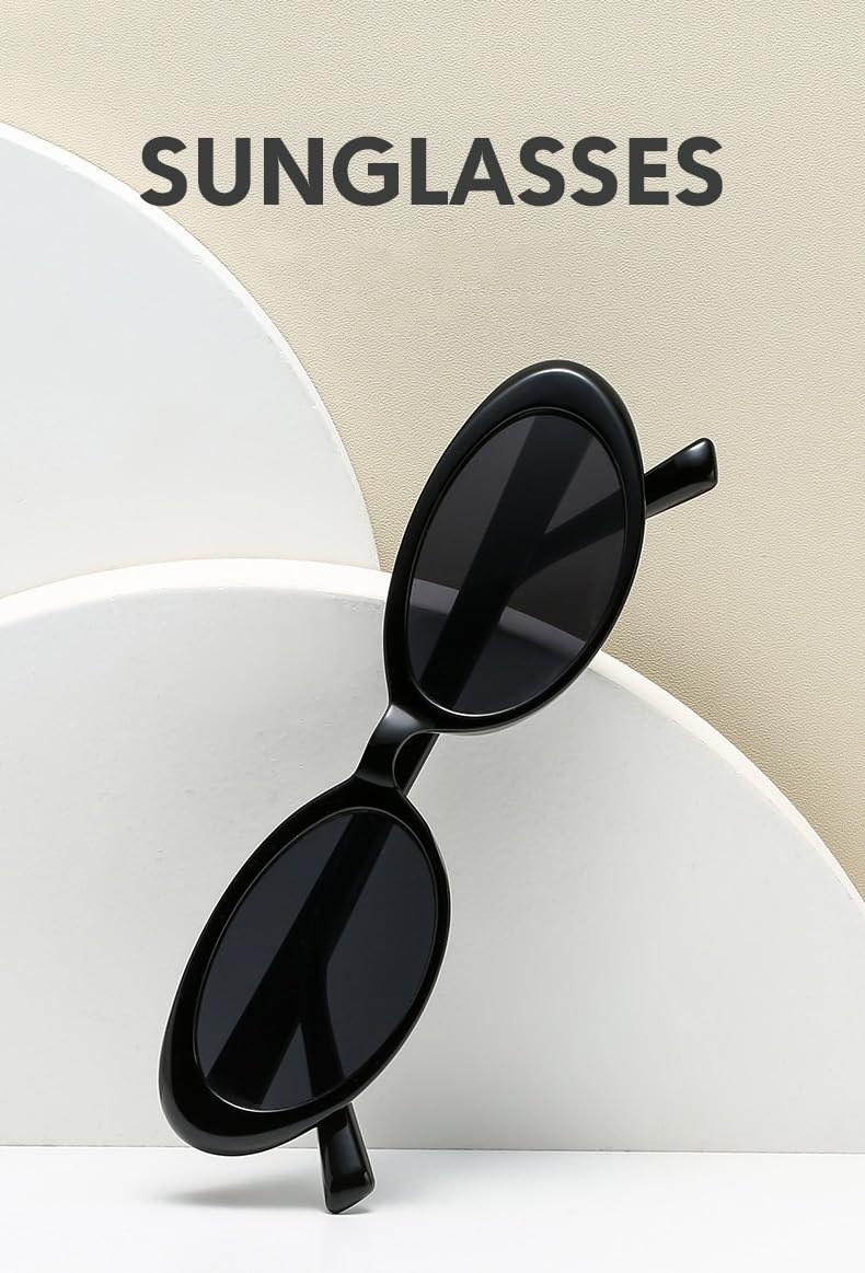 AUGEN By Visions India Retro Vintage Oval Abstract Unisex UV Protected Sunglasses Uv400 Protected (138)