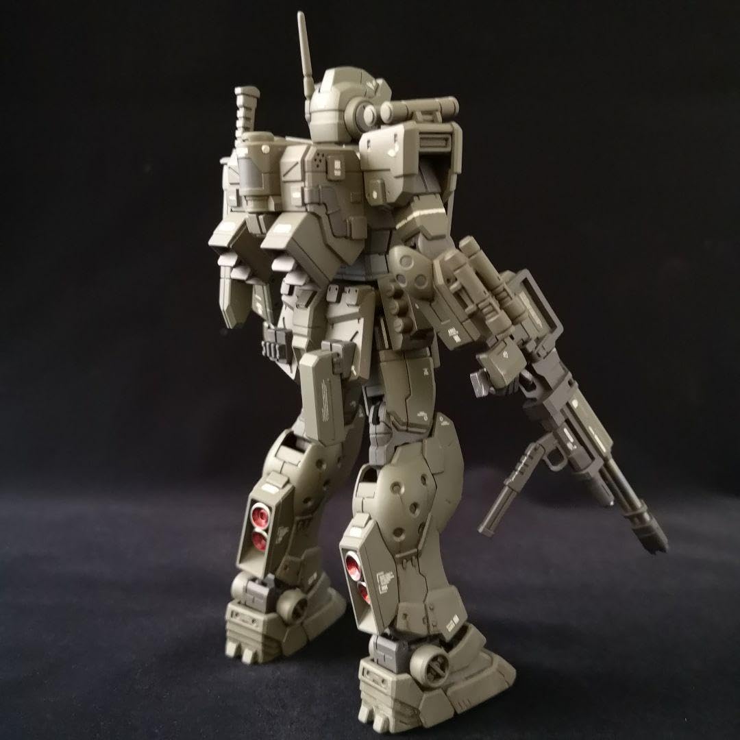 塗装済み完成品　HGUC ジムスパルタン Yahoo!オークション - HG 1/144 ジム・スパルタン 塗装済完成品