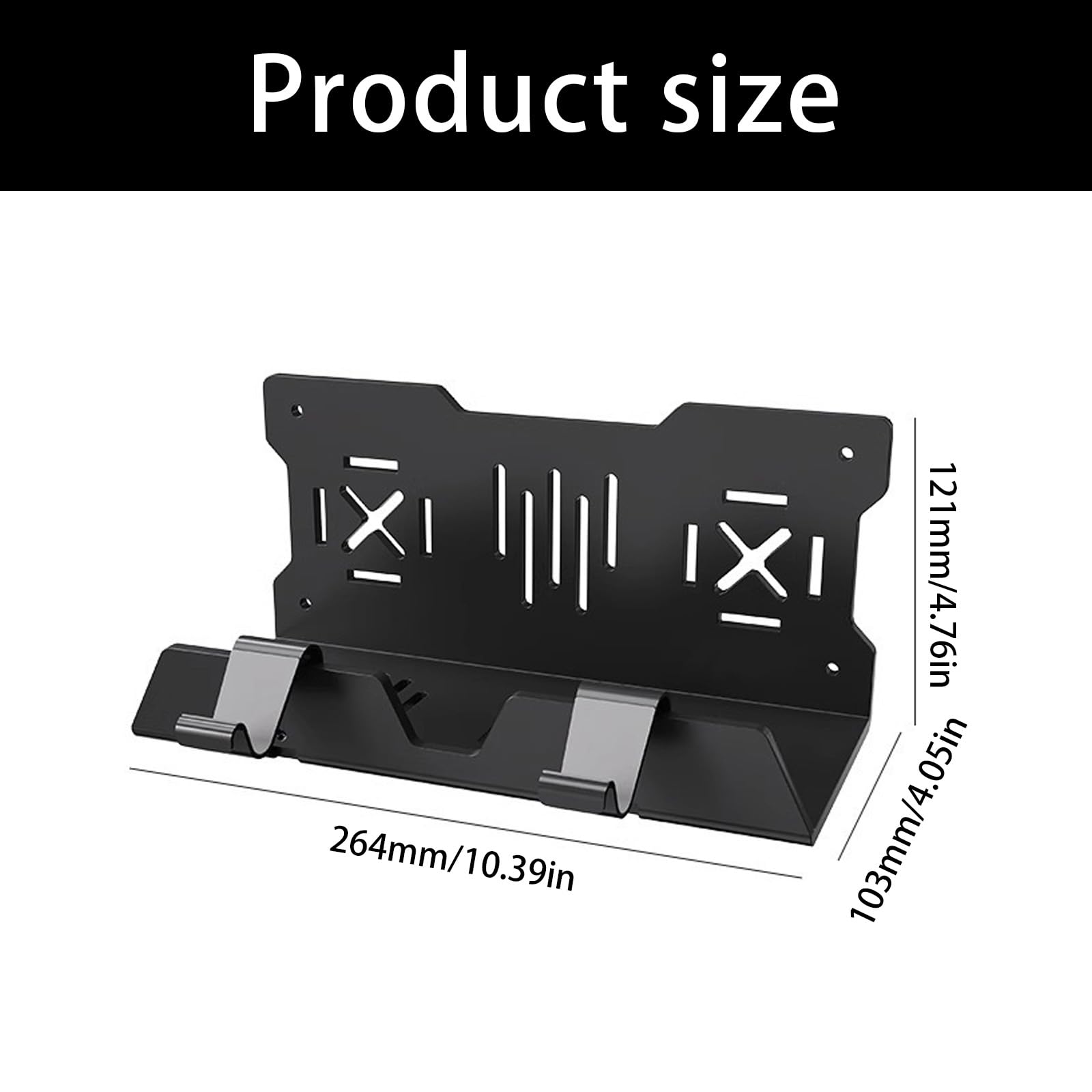 Supporto da parete multifunzione per controller e console con sistema di raffreddamento avanzato e sistema di raffreddamento avanzato