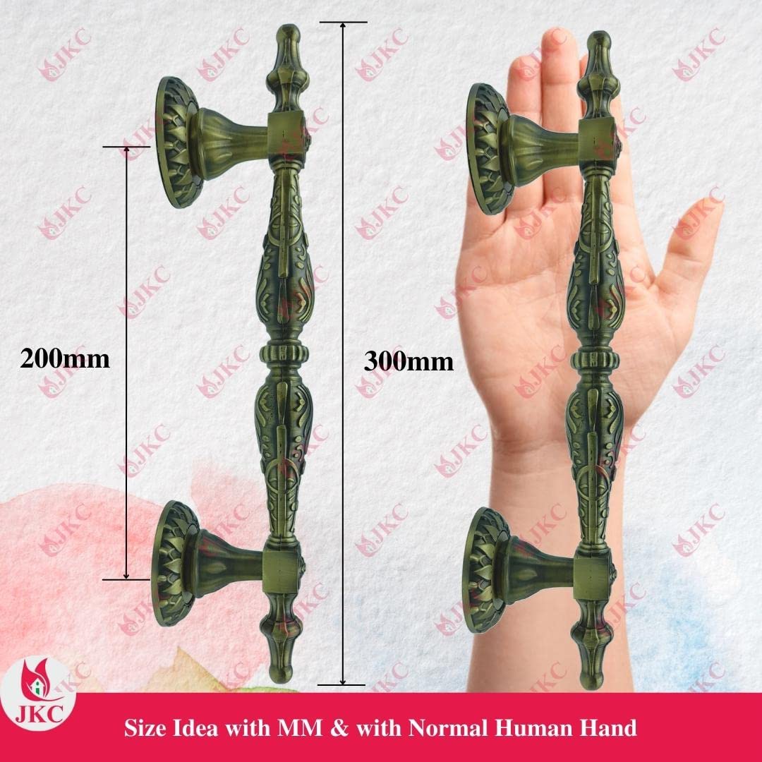JKC Antique Door Handle 8 Inch, Suitable for Main Door - Elegant and Classic Door Handles, Perfect for Wardrobe Doors and Main Door Handle Needs - Pack of 1