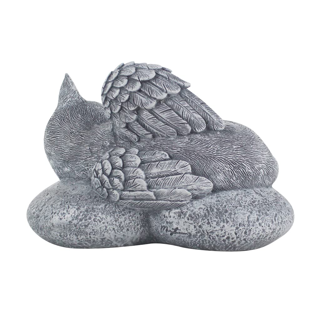 Personalizowana Statua Angelo Gatto Memoriale Giardino Regalo Simpatia