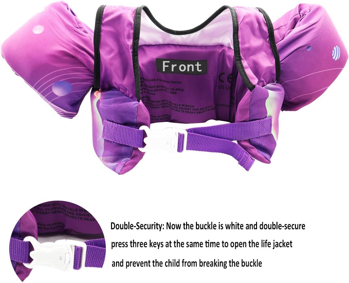 Elejolie Kid Swim Vest for Child Learn Swiming Training,Infant Safety Swim Aid for Toddler Boy&Girl 22-66lbs : Sports & Outdoors