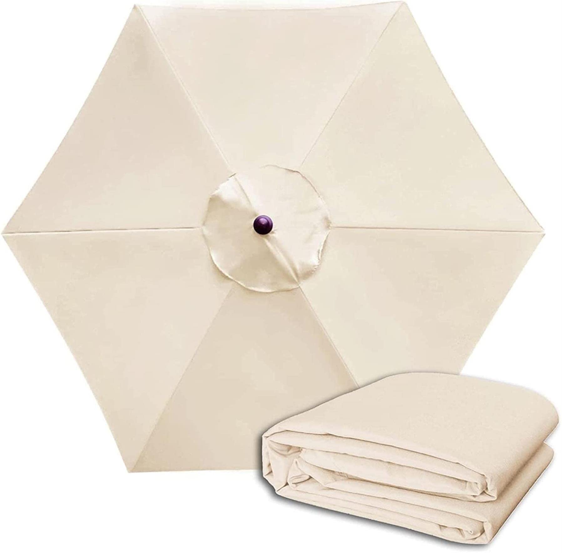 Auvent de remplacement pour parasol décoloré toile de jardin neuve