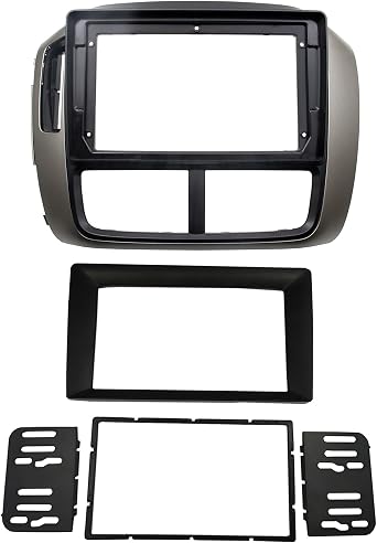 Radio Stereo Bezel for Honda Pilot 2005-2008 Dash Installation Mount Trim Kit Fits 9" and 2 Din