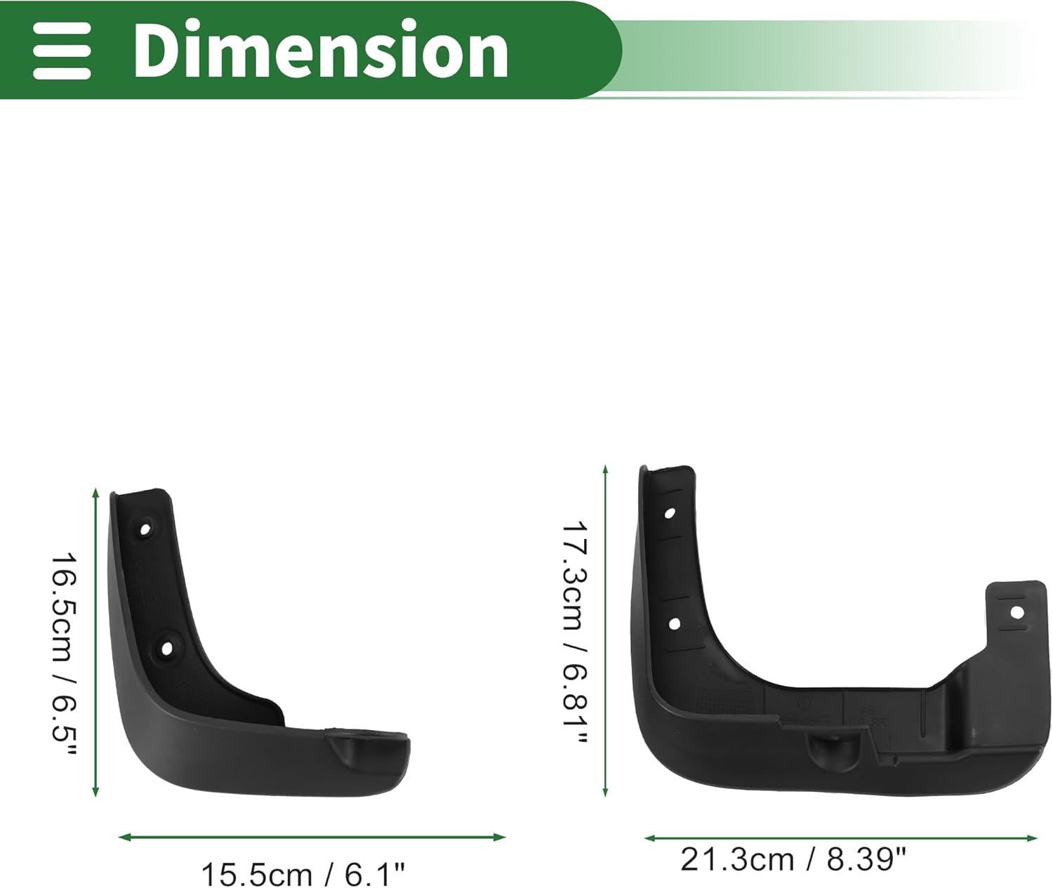Motoforti Mud Flaps Splash Guards Mud Guards for Hyundai I10 2010-2015 W/Mount Accessories