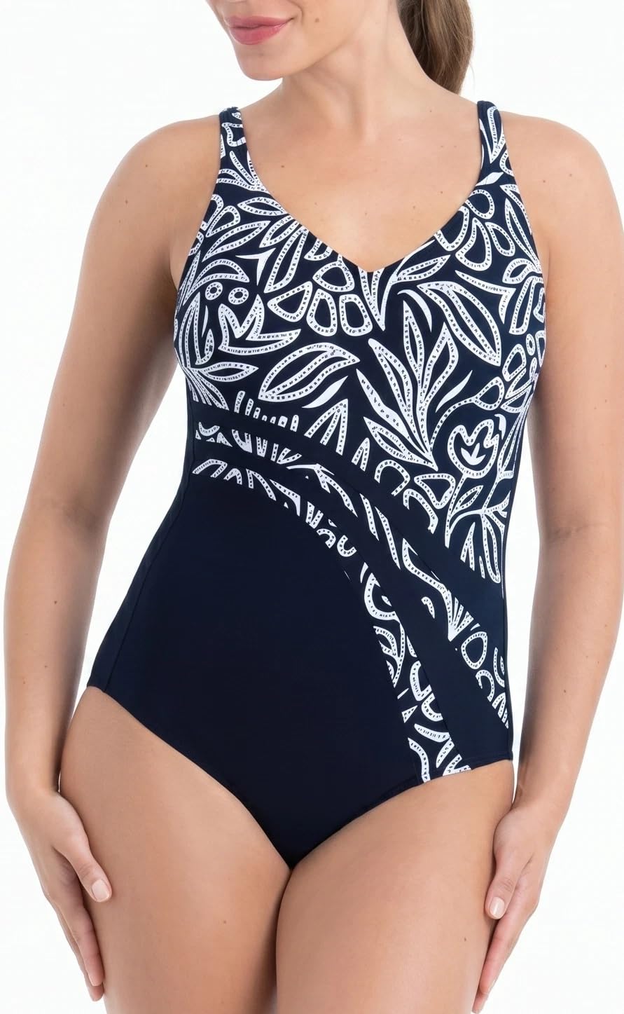 Anita Care Costume Mare Donna Intero Modellante Anche per Protesi Coppe Preformate Senza Ferretto Effetto Snellente Dirban 6318 - EU 115 D - 11 D - (58)