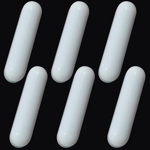 Miniatura 9 de LABALPHA 6 unids PTFE agitador magnético mezclador agitador bar, barra de agitación magnética 1.575 in/1.57 pulgadas