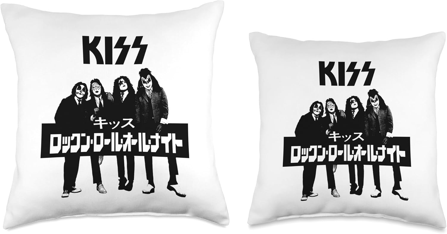 Official Exclusive KISS Dressed to Kill Throw Pillow