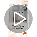 Image of Aroma Humidifier | Cool Mist Panda Humidifier with 7 Color Night Lights, Small Usb Ultrasonic air With Essential Oil Diffuser for Car, Bedroom & Office Moisture (Multicolor, 250ML)