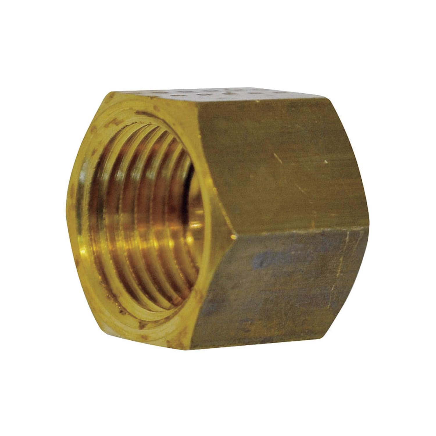 Nut,Brass,Female Comp,8mm,PK50