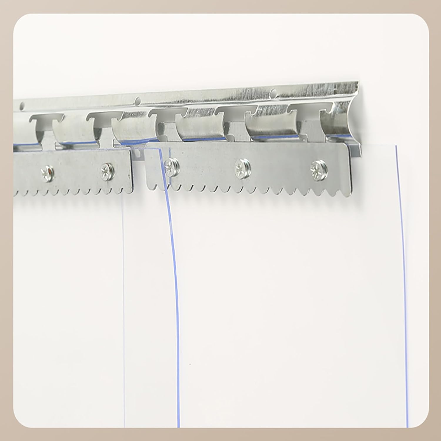 PVC Strip Curtain Door for Freezers, Waterproof Transparent Door Cover, Wind-Blocking Vinyl Curtain for Balcony & Refrigeration (75x230cm/29.53x90.55in)