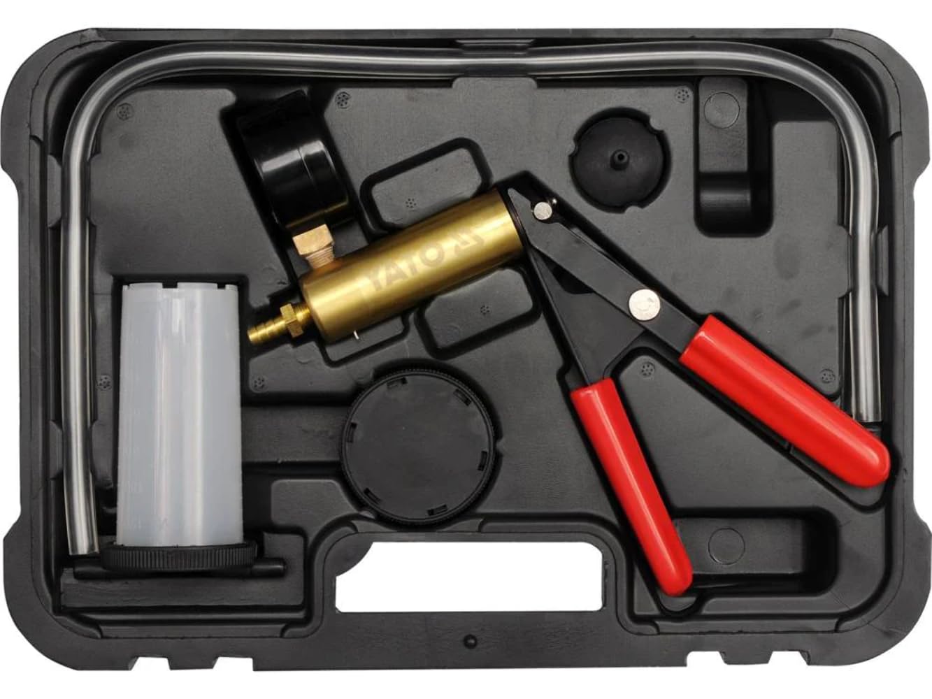 Yato YT-0673 16-Piece Hand Vacuum Pump Kit