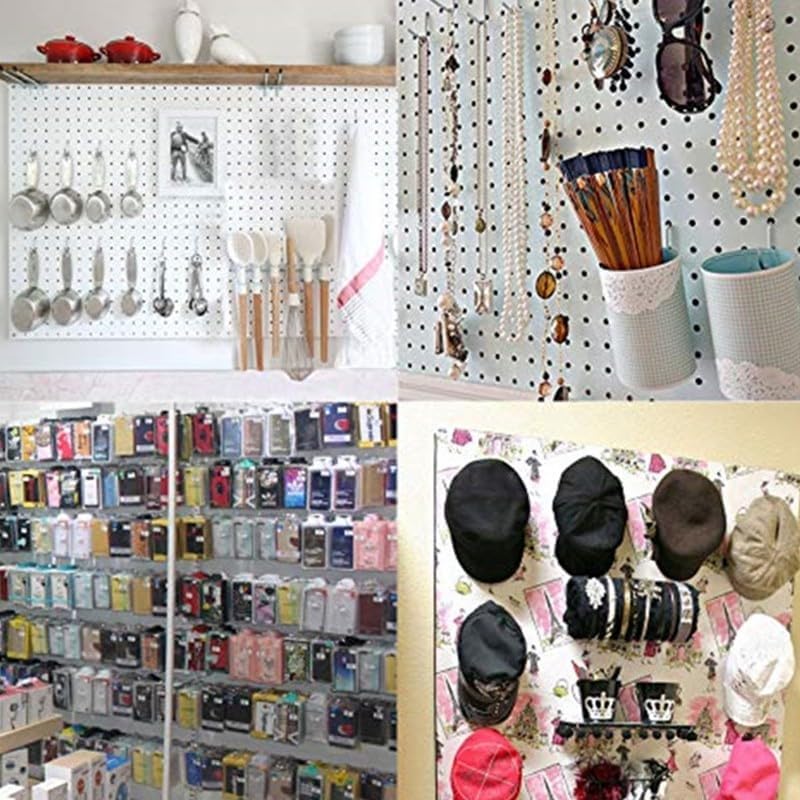 Robust 81pcs Pegboard Hooks for Effective Tool Organization Perfect for Sheds, Schools, Factories, and Garages