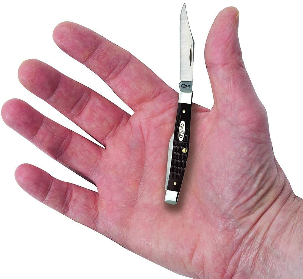 Small Pen Knife Brown Delrin