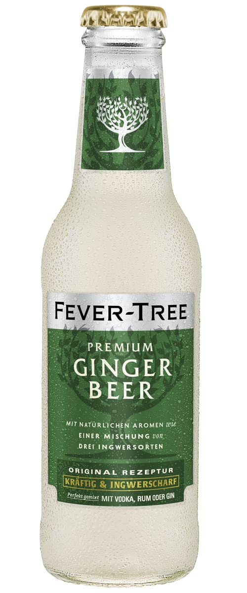 Fever-Tree Set Tonic Water, 2 x Mediterranean, 2 x Premium Indian, 2 x Ginger Beer, 2 x Elderflower ( 8Flaschen Mix )