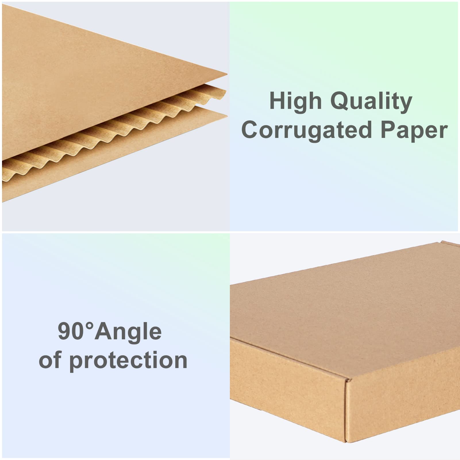HORLIMER 25 Stück Maxibriefkarton 350x250 x 50mm DIN A4 Braun Maxibrief Versandkarton für DHL DPD GLS Hermes Warensendung, Büchersendung, Geschenkbox