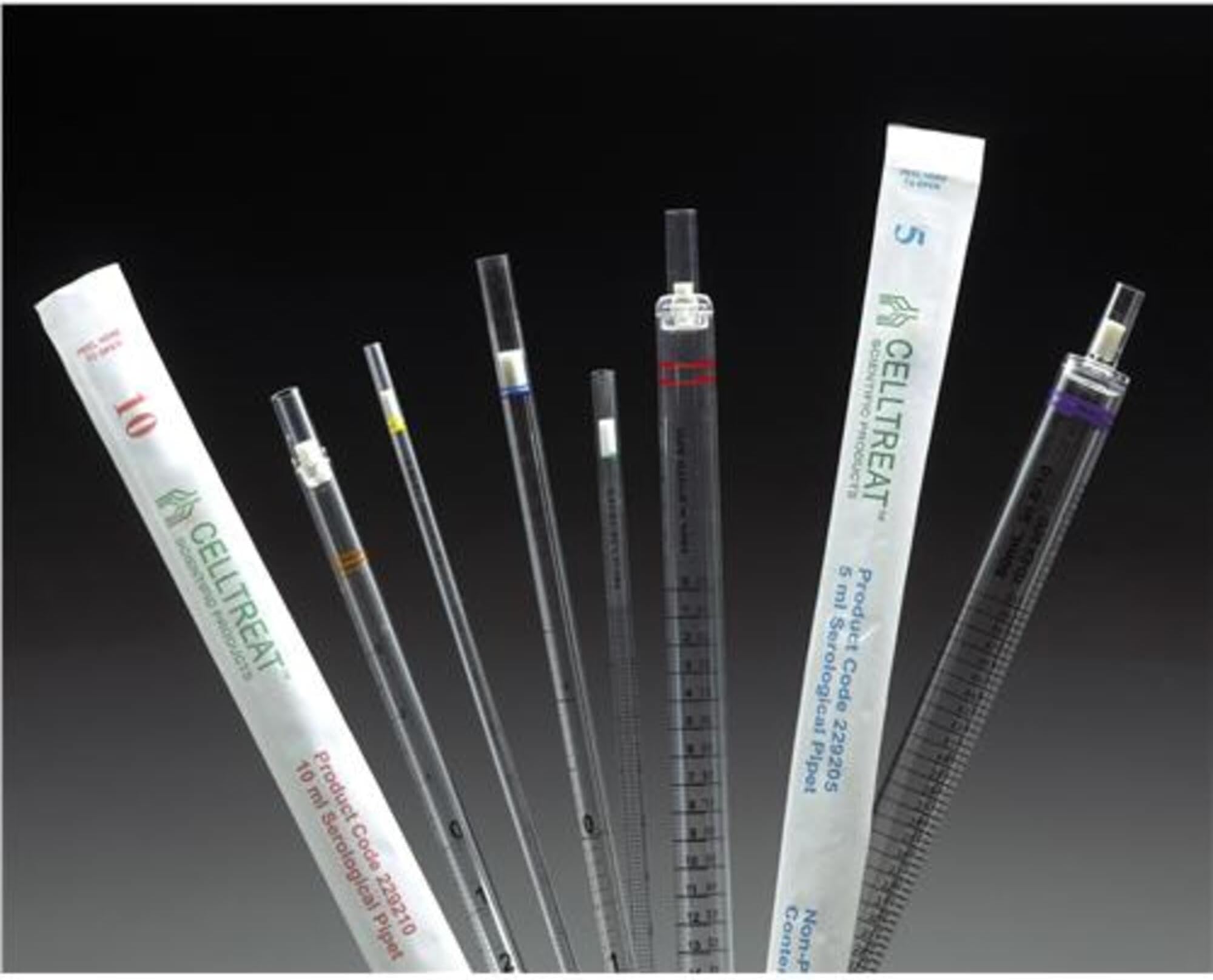 - Celltreat 229210 Serological Pipet, 10mL Capacity, Sterile, Individually Wrapped/Dispenser Carton (Case of 200)
