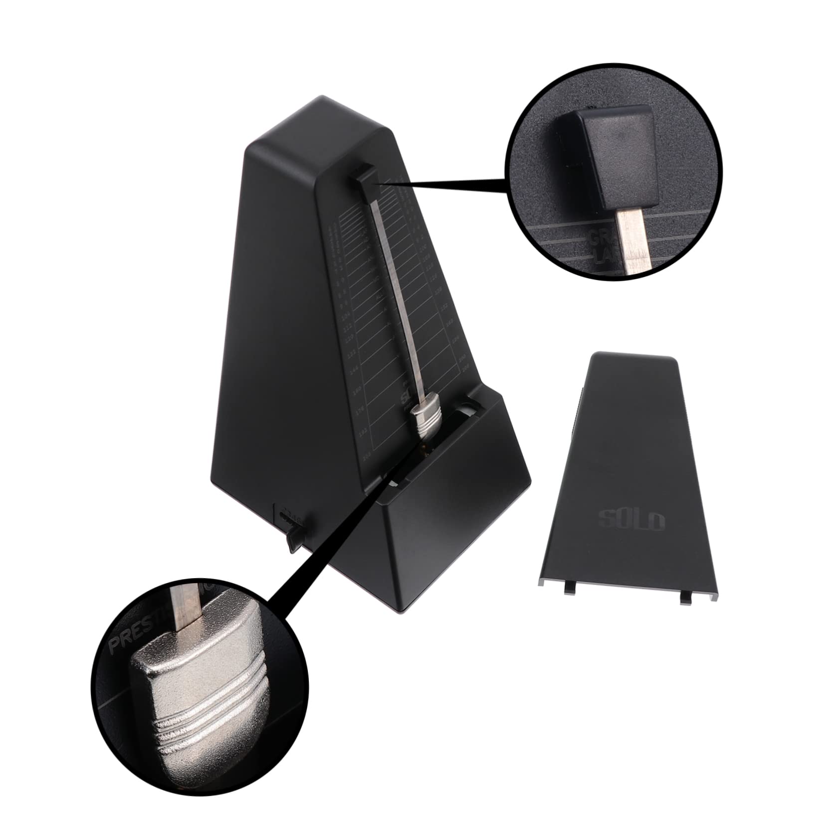 Mechaniczny metronom, 1 PC Akcesoria do gitary Instrument Elektroniczne akcesoria Beat Maker Instrument muzyczny Akcesoria do ćwiczeń Uniwersalny metronom