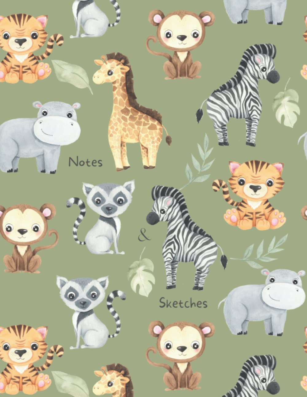 Safari Notebook & Sketchbook: Journal Writing, Note-taking, Sketching