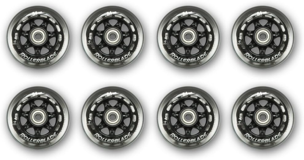 Rollerblade Performance Wheel Kit with SG7 Quality Bearings (8-Pack)