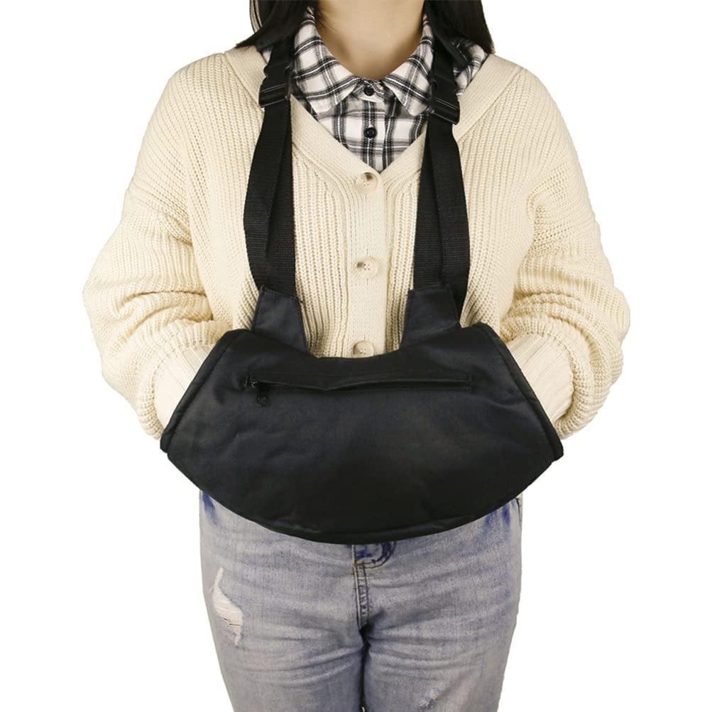 Muff Scaldamani da Esterno Nero 1 Pz in Oxford Cloth | Pp Cotton e Polar Fleece, Calore e Tocco Confortevole, Party e Wedding