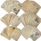 180 Sheets Scrapbook Paper,Vintage Journaling Scrapbooking Supplies,Junk Journal Vintage Paper for A