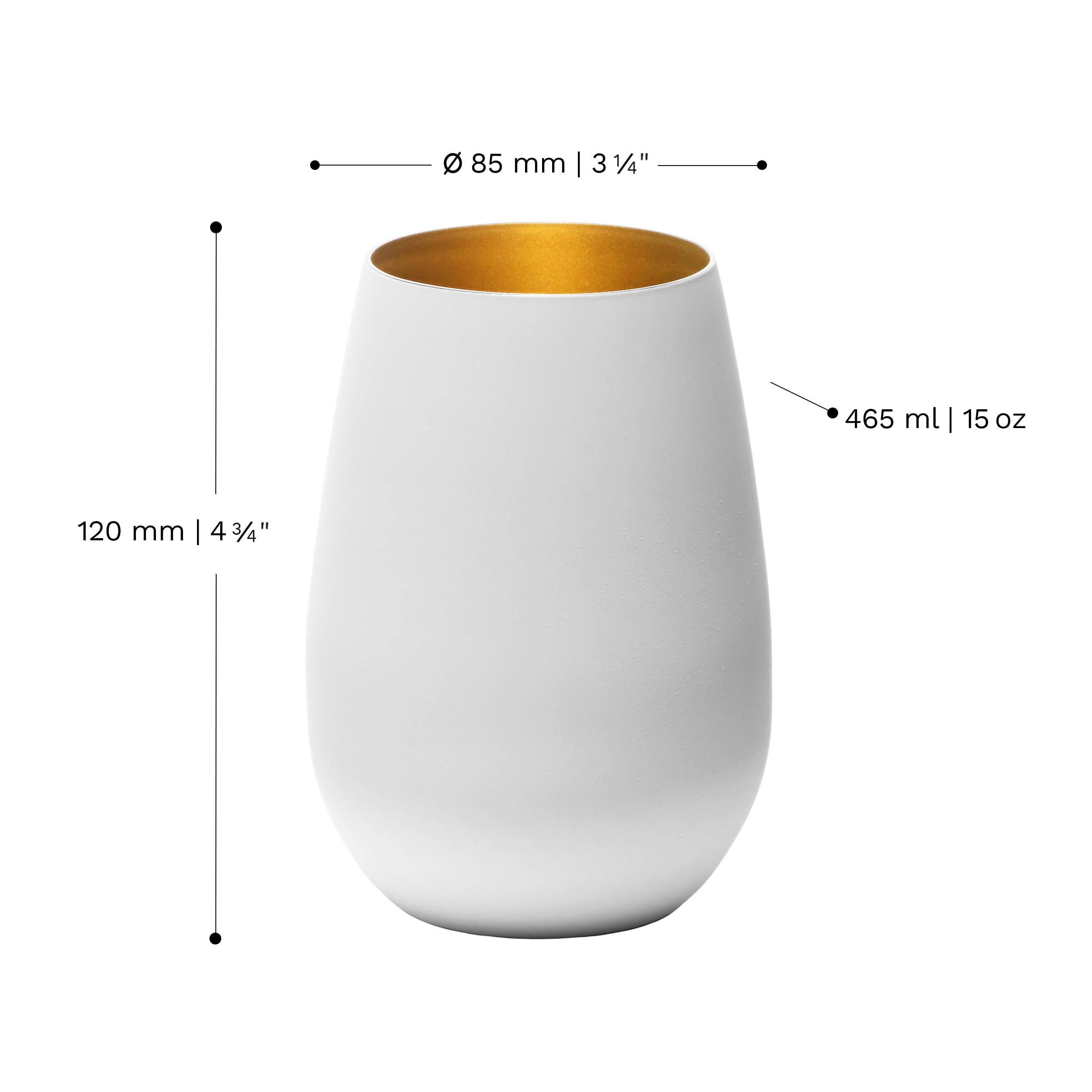 6 Bicchieri Per Acqua Stölzle Lausitz 465ml - Cristallo Resistente, Lavastoviglie, Made In Germany - Foto 4