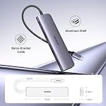 UGREEN Revodok USB C Hub avec 4K HDMI, SD/TF Lecteur de cartes, 5Gbps Transferts de données, 100W Charger, 7 en 1 Adaptateur Multiport Compatible avec MacBook Neo/Air/Pro, HP, ASUS, XPS13/15, Mac mini, iPad Pro