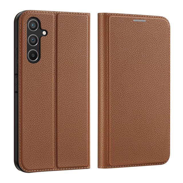 phone Cases - For Samsungs Galaxys A54 5G Case Skin X2 Series Mаɡпеtiс Folio Leather Flip Wallet Cover with Card Slot For A14 5G coque DUX DUCIS (Brown Case For Galaxys A14 5G)