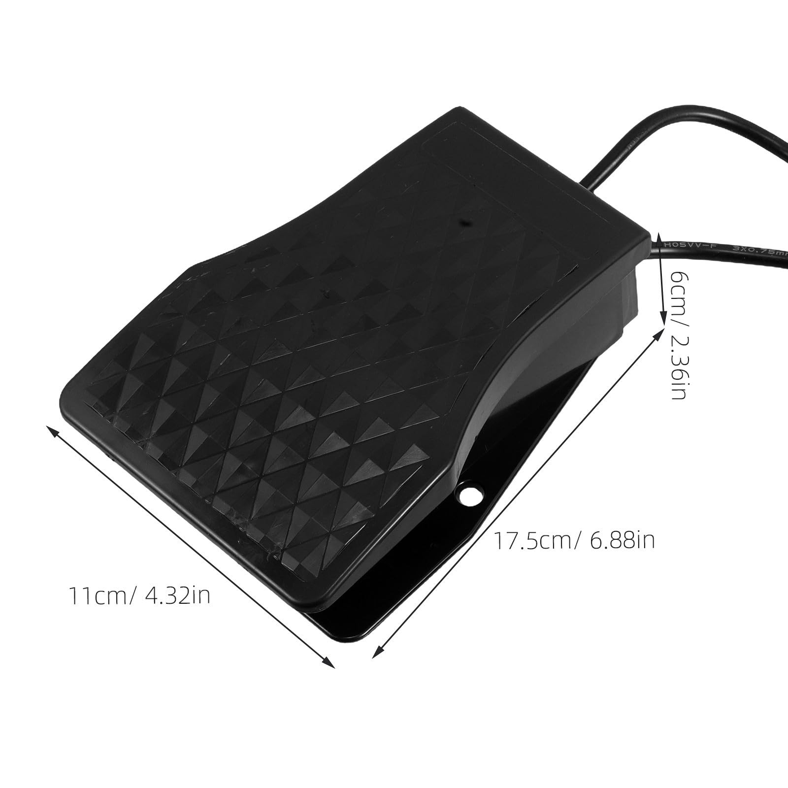 Alipis Pédale de Commande Matériau Plastique Noir Contrôle de Vitesse Infini pour Outil de Meulage Suspendu Électrique Accessoire pour Usage Domestique 220v