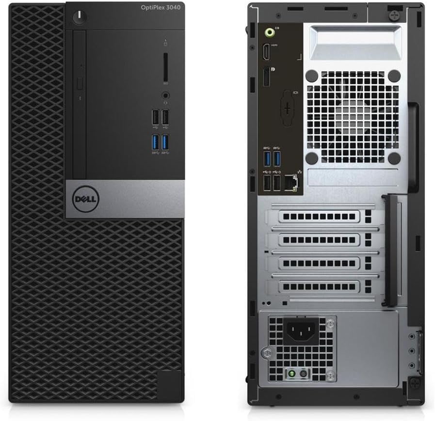 Dell Optiplex 3040 Mini Tower PC Desktop Computers Windows 11 Pro, Intel Core i5-6500, 8 GB RAM, 256 GB SSD, Keyboard and Mouse, WiFi, HDMI, USB 3.0, Displayport (Renewed)