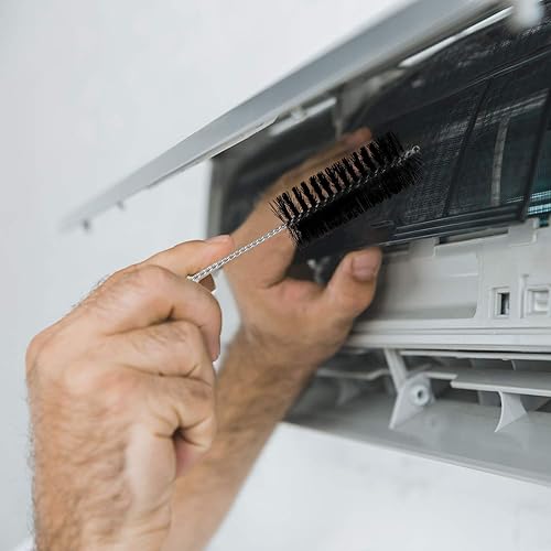 Miniatura 5 de Juego de 12 cepillos de limpieza de tubos para acuario, filtro de nailon, flexible de doble extremo, manguera de limpieza de tubos, acero inoxidable