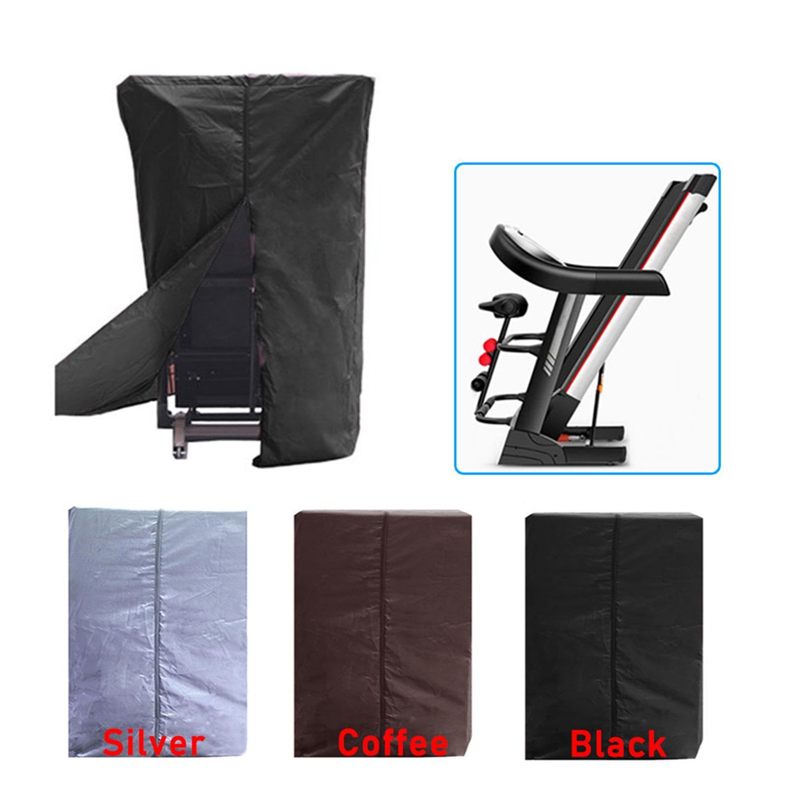 Baoblaze Housse de Protection Anti-poussière pour Tapis de Course Pliable, Housse de Protection Anti-poussière et étanche pour Entraînement en Intérieur