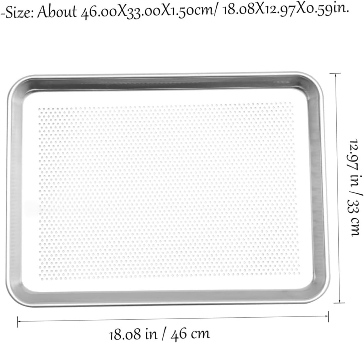 Ciieeo Rustproof Bake Pan Oven Pans Lid Dish Roasting Rack Bbq Baking Tray Kitchen Supply